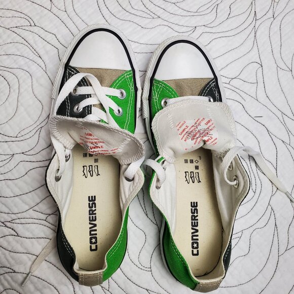 *RARE* Sample CONVERSE Green Two Toned Low Top - Picture 2 of 12
